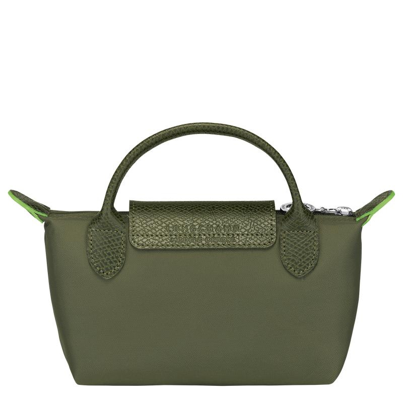 Bolso Pequeño Longchamp Le Pliage Green with handle Mujer Verde | 4510-NOJGX