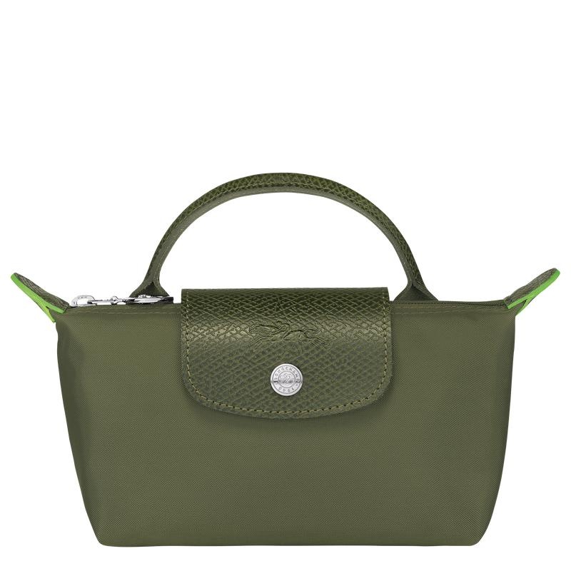 Bolso Pequeño Longchamp Le Pliage Green with handle Mujer Verde | 4510-NOJGX