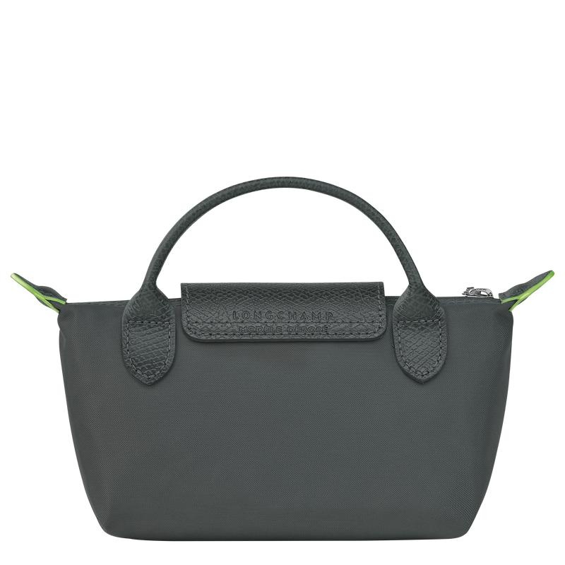 Bolso Pequeño Longchamp Le Pliage Green with handle Mujer Gris | 8154-QEOJR