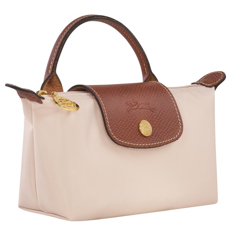 Bolso Pequeño Longchamp Le Pliage Original with handle Mujer Blancas | 6843-JLINQ