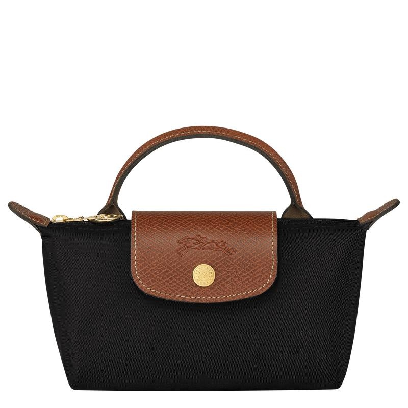 Bolso Pequeño Longchamp Le Pliage Original with handle Mujer Negras | 4291-TCZRM