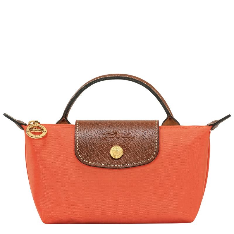 Bolso Pequeño Longchamp Le Pliage Original with handle Mujer Naranjas | 0248-KYPFW