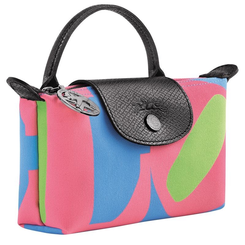 Bolso Pequeño Longchamp x Robert Indiana Mujer Rosas | 0471-YIOUV