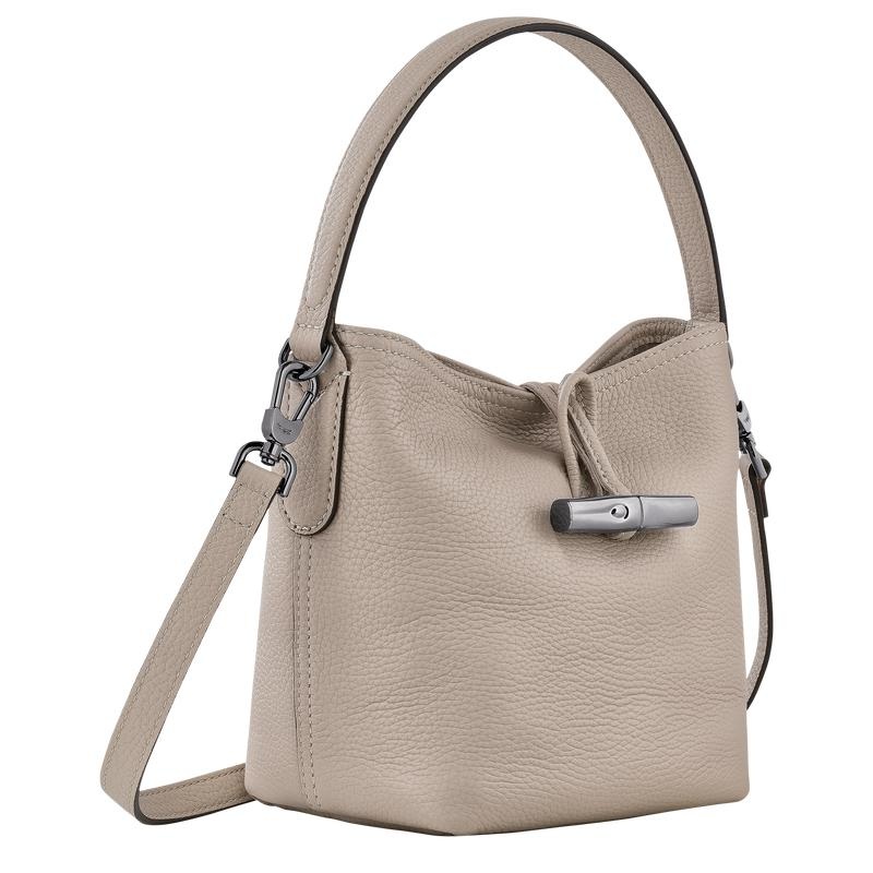 Bolso Saco Longchamp Roseau Essential XS Mujer Gris | 1594-DARXL