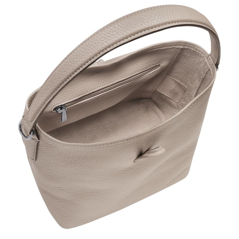 Bolso Saco Longchamp Roseau Essential XS Mujer Gris | 1594-DARXL