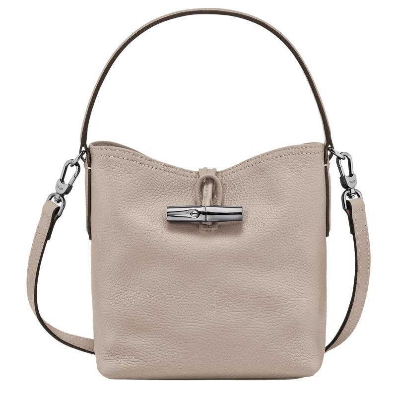 Bolso Saco Longchamp Roseau Essential XS Mujer Gris | 1594-DARXL