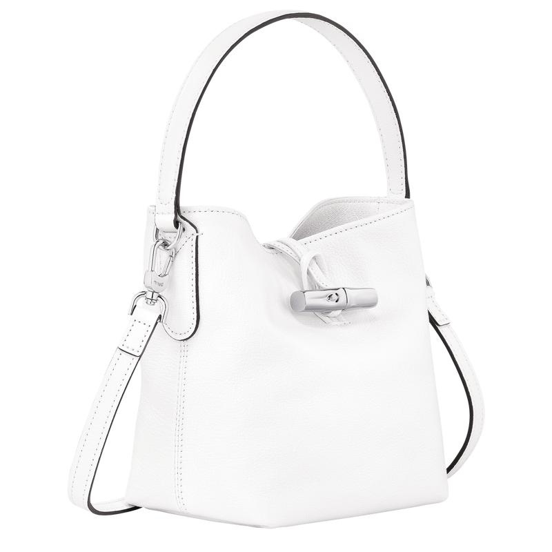 Bolso Saco Longchamp Roseau XS Mujer Blancas | 5194-EXVDB