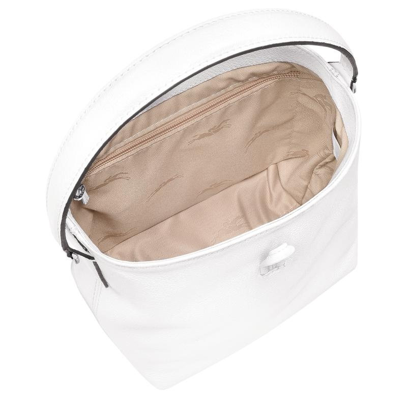 Bolso Saco Longchamp Roseau XS Mujer Blancas | 5194-EXVDB