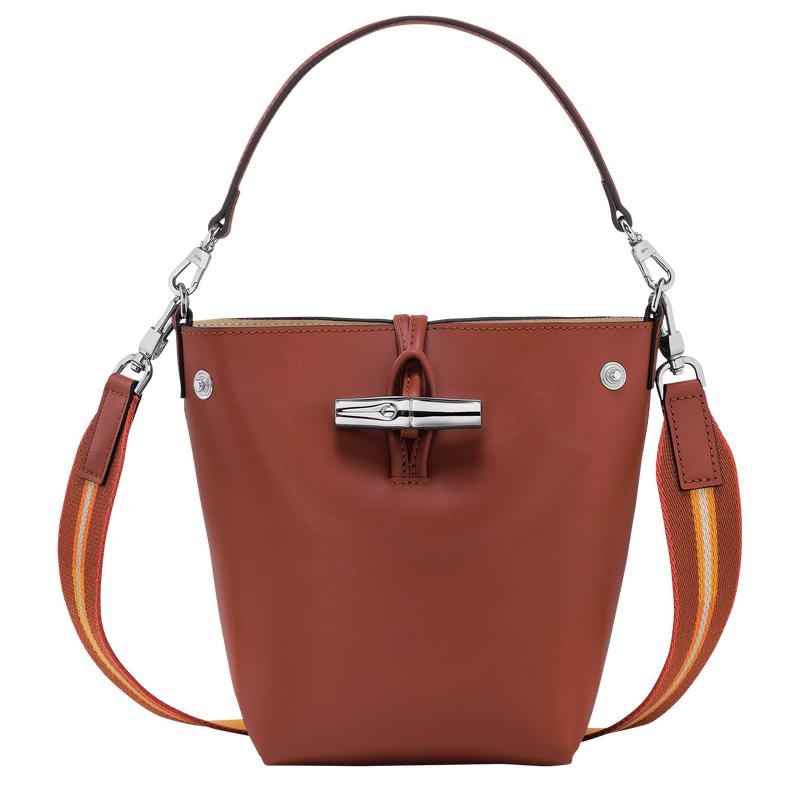 Bolso Saco Longchamp Roseau XS Mujer Marrones | 8647-UPDGH