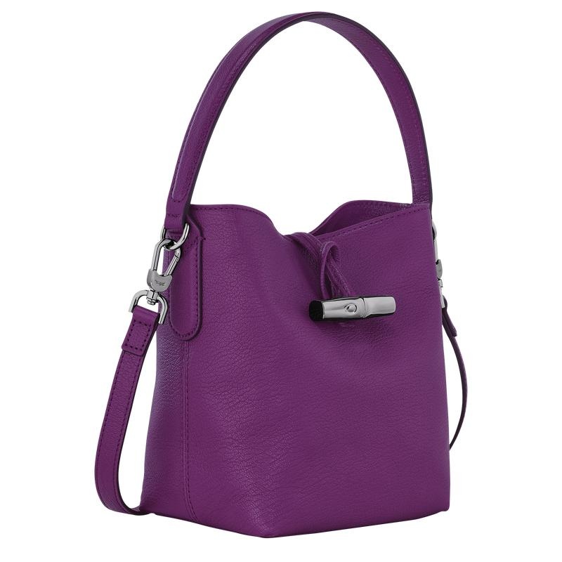 Bolso Saco Longchamp Roseau XS Mujer Moradas | 2485-QMBNW