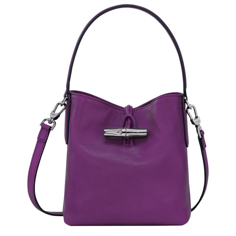 Bolso Saco Longchamp Roseau XS Mujer Moradas | 2485-QMBNW