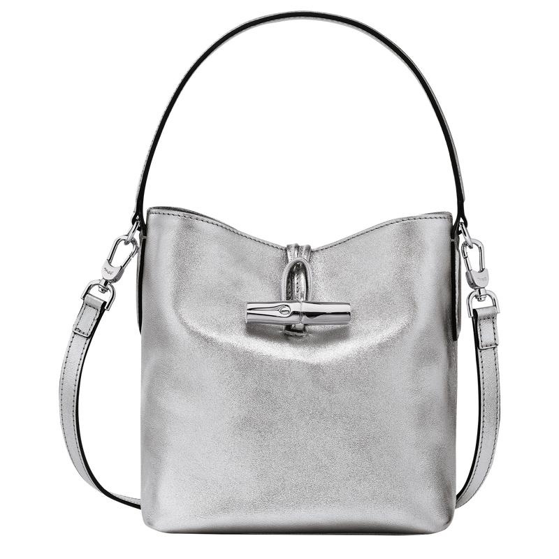 Bolso Saco Longchamp Roseau XS Mujer Plateadas | 4972-IRGFB