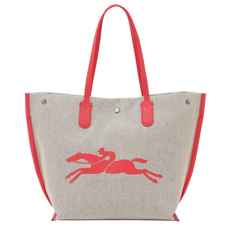 Bolso Tote Longchamp Essential L Mujer Rojas | 1342-RPYNT