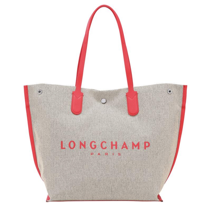 Bolso Tote Longchamp Essential L Mujer Rojas | 1342-RPYNT