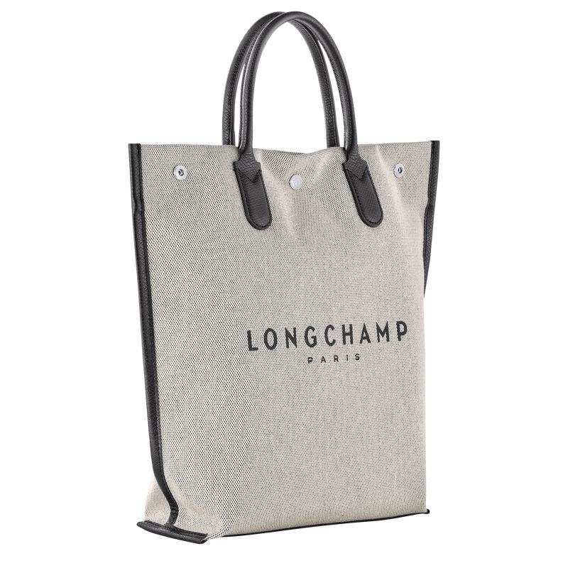 Bolso Tote Longchamp Essential M Hombre Blancas | 7058-MKQUX