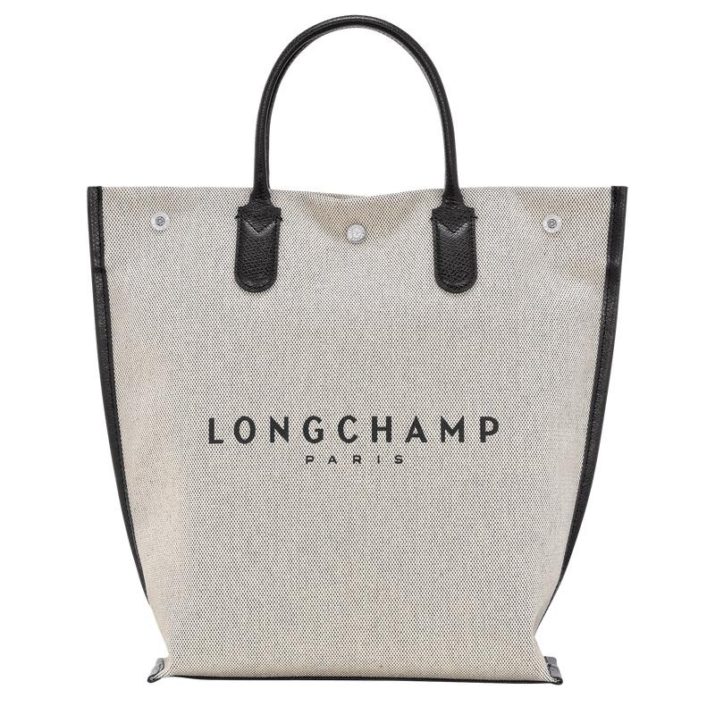 Bolso Tote Longchamp Essential M Hombre Blancas | 7058-MKQUX