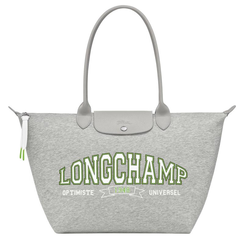 Bolso Tote Longchamp Le Pliage Colección L Mujer Gris | 5076-DSQHO