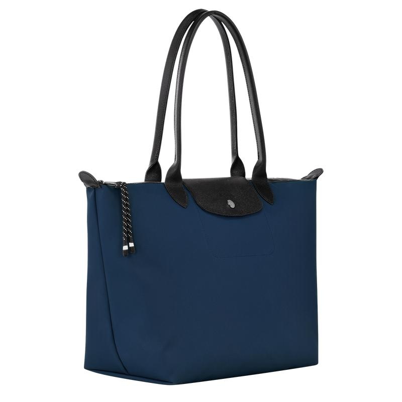 Bolso Tote Longchamp Le Pliage Energy L Mujer Azul Marino | 5967-QTPWD