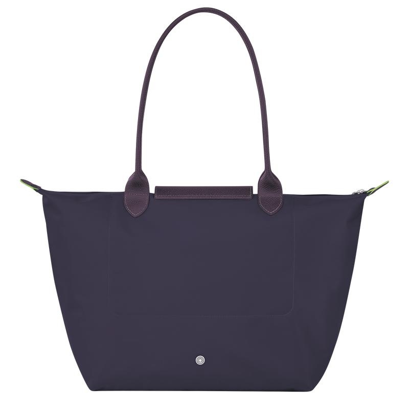 Bolso Tote Longchamp Le Pliage Green L Mujer Moradas | 2975-XIHQP