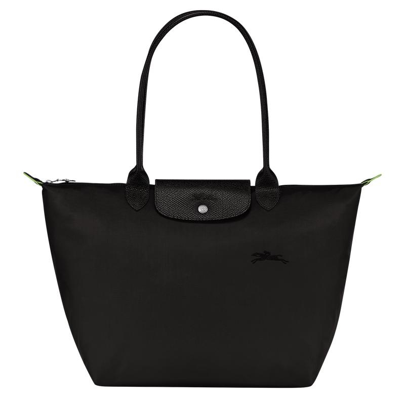 Bolso Tote Longchamp Le Pliage Green L Mujer Negras | 5462-SREFV