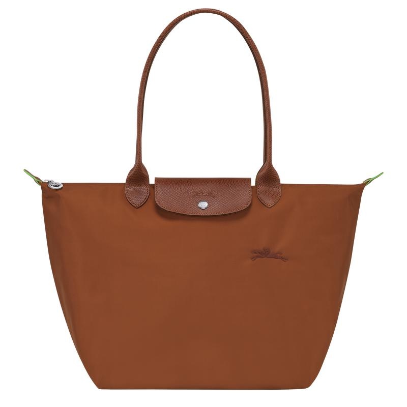 Bolso Tote Longchamp Le Pliage Green L Mujer Marrones | 2084-CHYBO