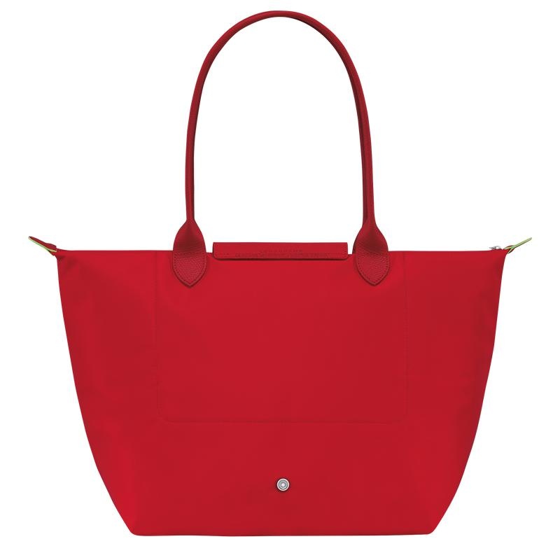 Bolso Tote Longchamp Le Pliage Green L Mujer Rojas | 9147-KBCJI