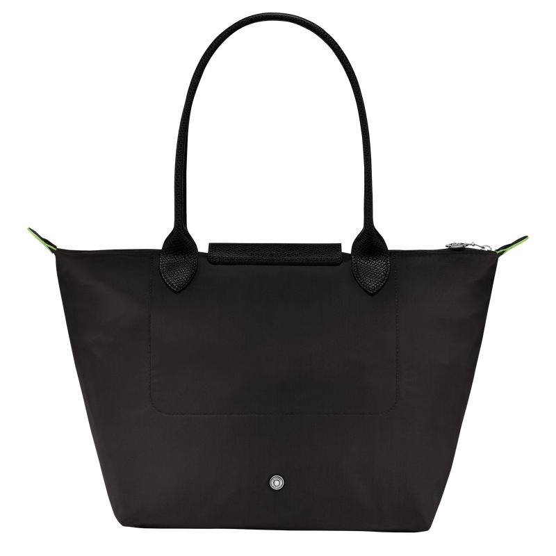 Bolso Tote Longchamp Le Pliage Green M Mujer Negras | 3182-FXGUQ