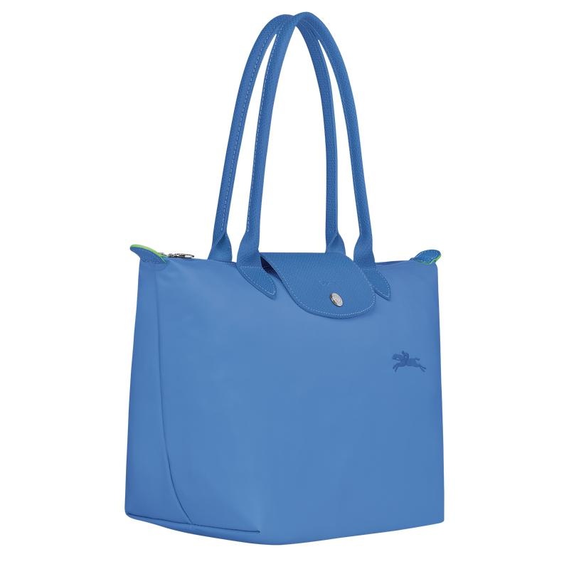 Bolso Tote Longchamp Le Pliage Green M Mujer Azules | 9847-IGREU