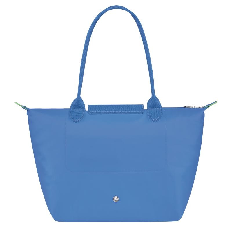 Bolso Tote Longchamp Le Pliage Green M Mujer Azules | 9847-IGREU