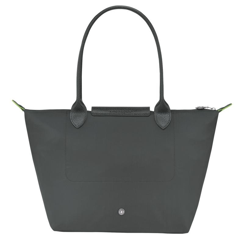 Bolso Tote Longchamp Le Pliage Green M Mujer Gris | 2689-IHJCP