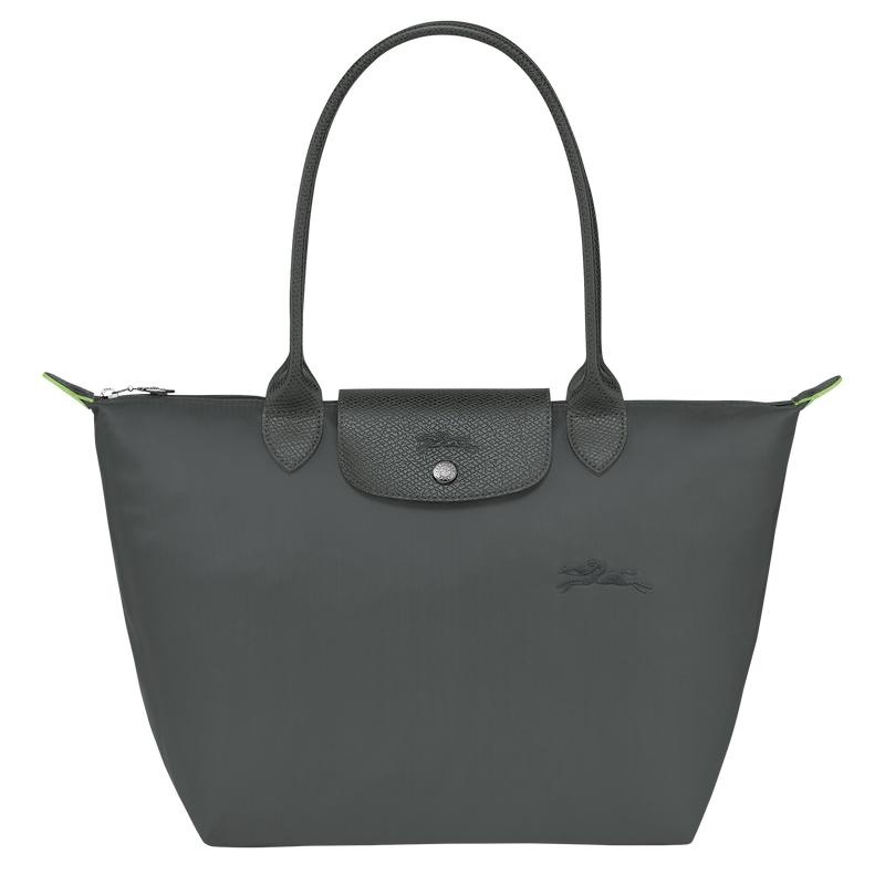 Bolso Tote Longchamp Le Pliage Green M Mujer Gris | 2689-IHJCP