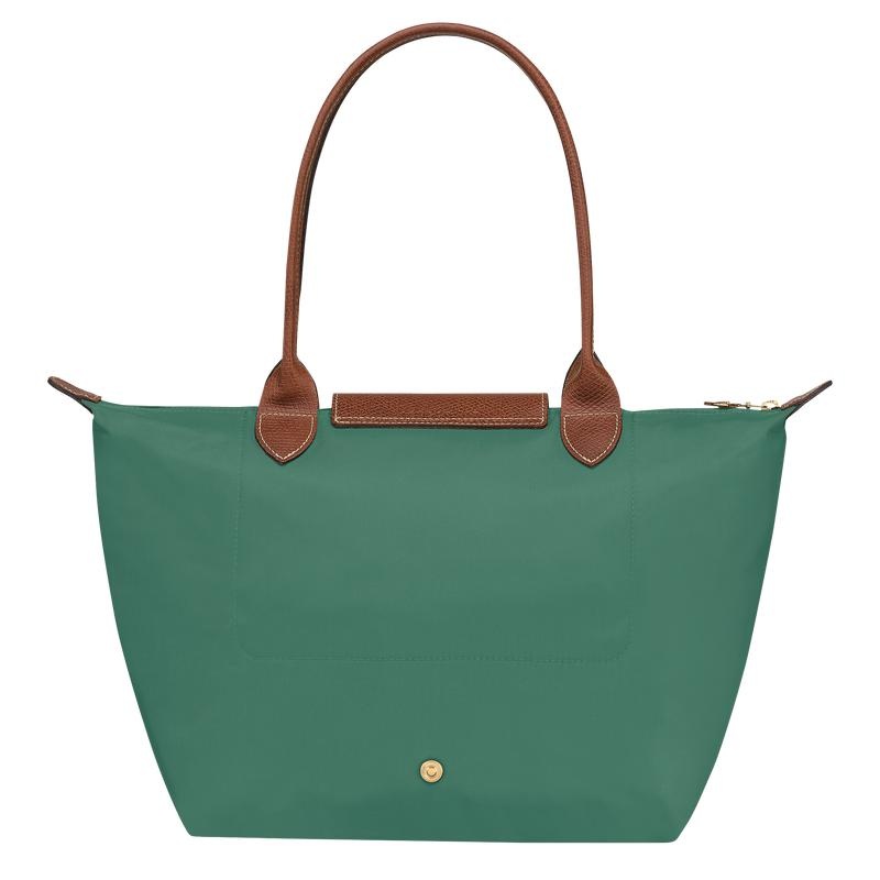 Bolso Tote Longchamp Le Pliage Original M Mujer Verde | 3516-LSFUH