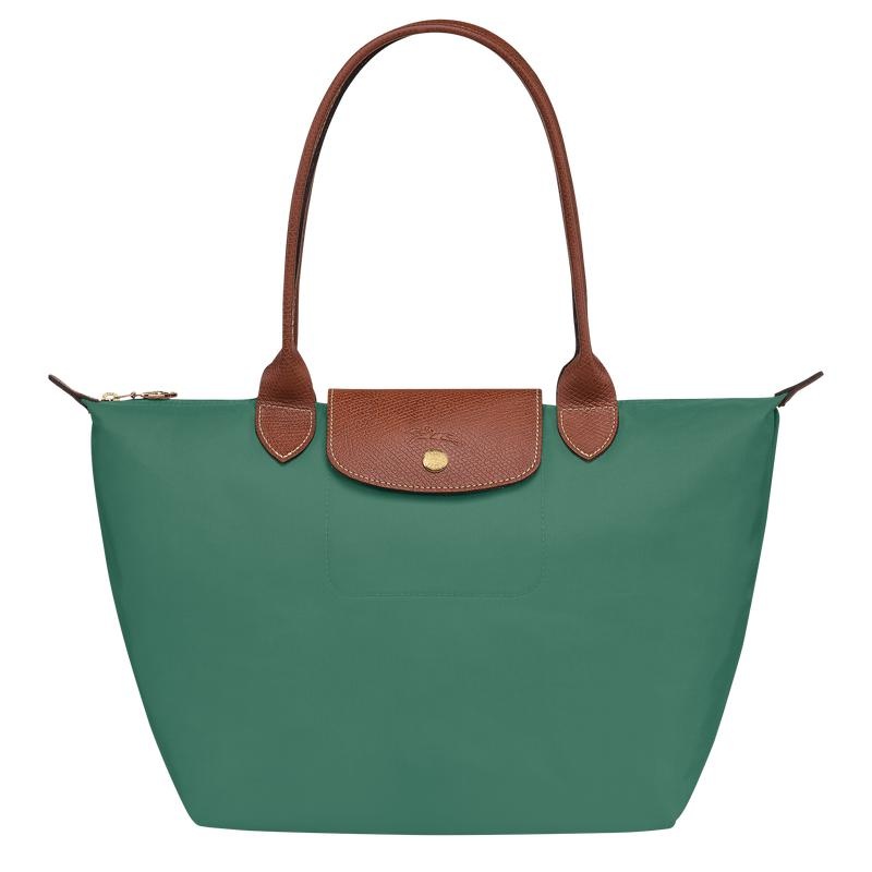 Bolso Tote Longchamp Le Pliage Original M Mujer Verde | 3516-LSFUH