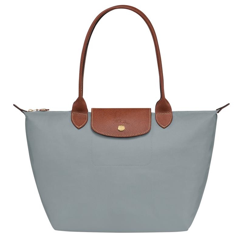 Bolso Tote Longchamp Le Pliage Original M Mujer Gris | 2048-THIDP