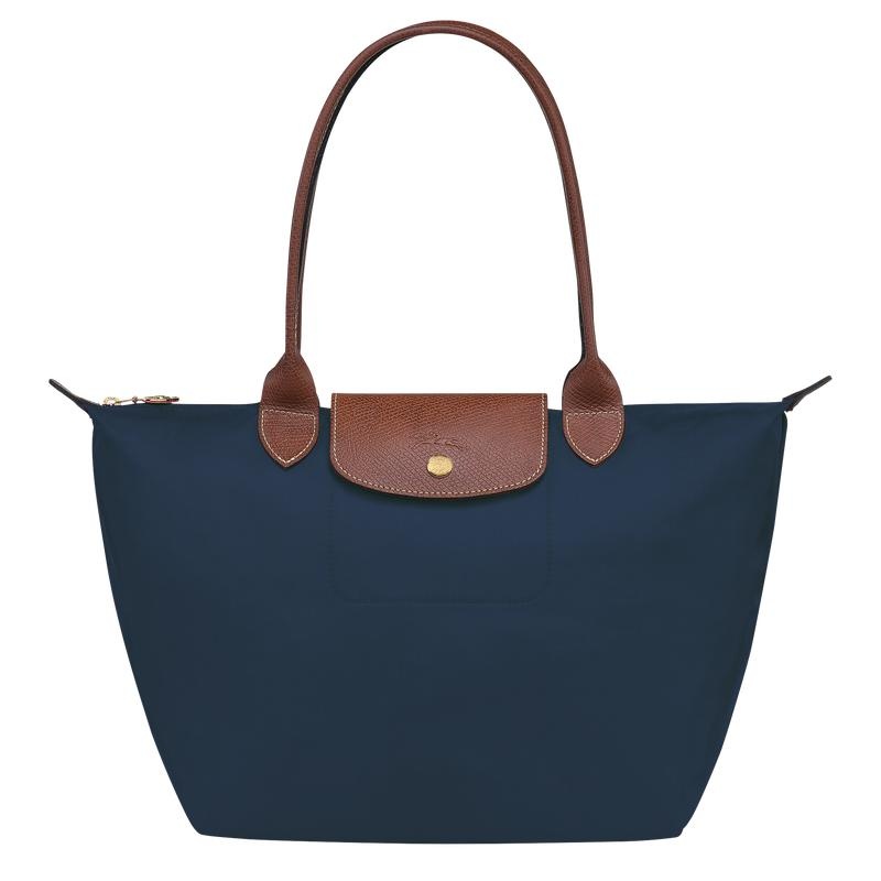 Bolso Tote Longchamp Le Pliage Original M Mujer Azul Marino | 3752-AODLH