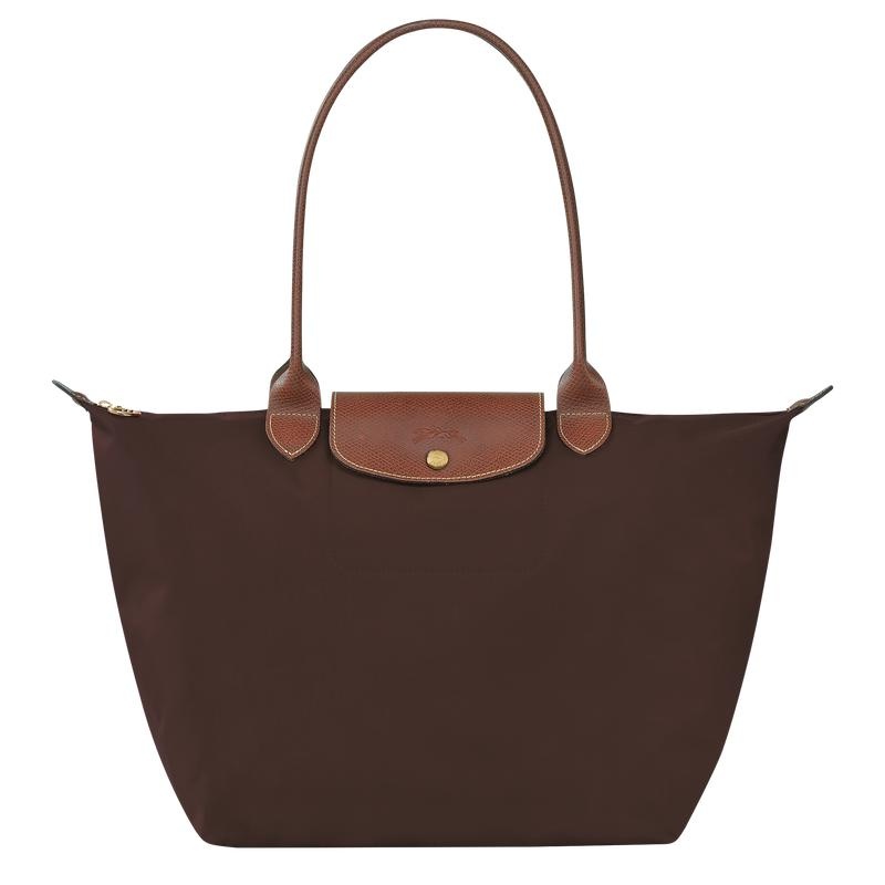 Bolso Tote Longchamp Le Pliage Original L Mujer Marrones | 1683-QGKOV