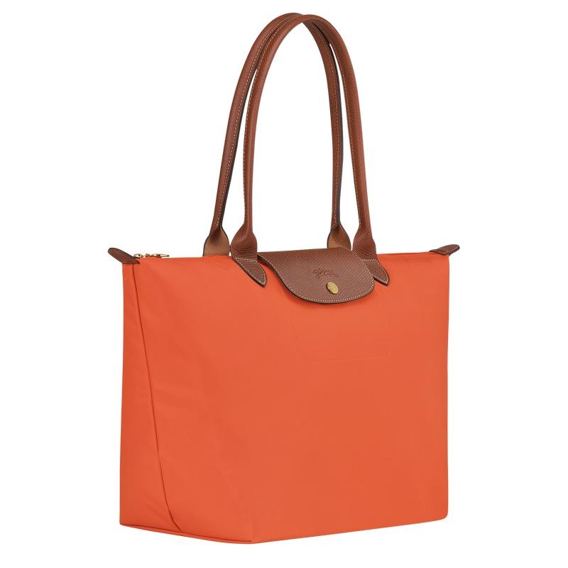 Bolso Tote Longchamp Le Pliage Original L Mujer Naranjas | 3407-GZTIA