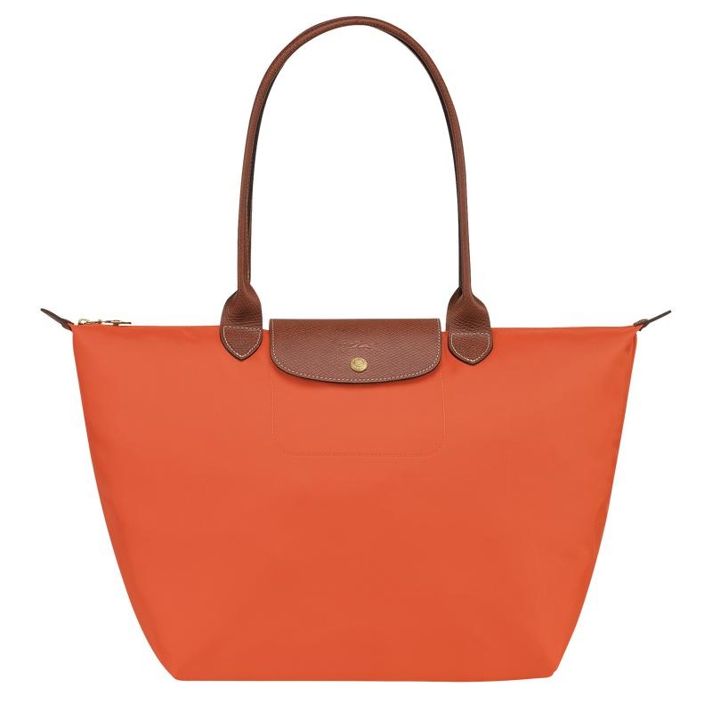 Bolso Tote Longchamp Le Pliage Original L Mujer Naranjas | 3407-GZTIA