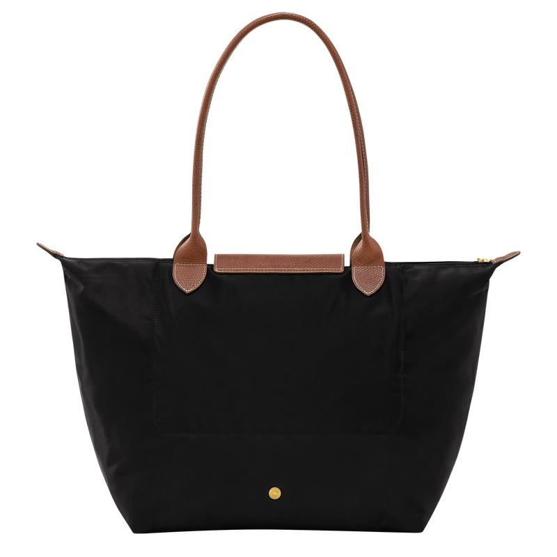 Bolso Tote Longchamp Le Pliage Original L Mujer Negras | 5794-SJZXN