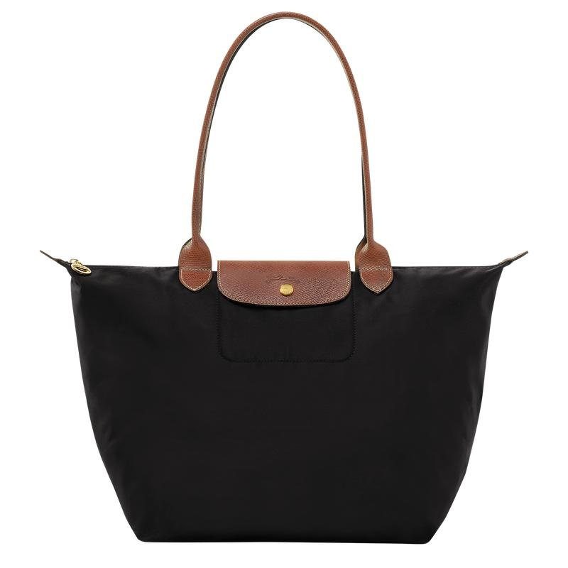 Bolso Tote Longchamp Le Pliage Original L Mujer Negras | 5794-SJZXN