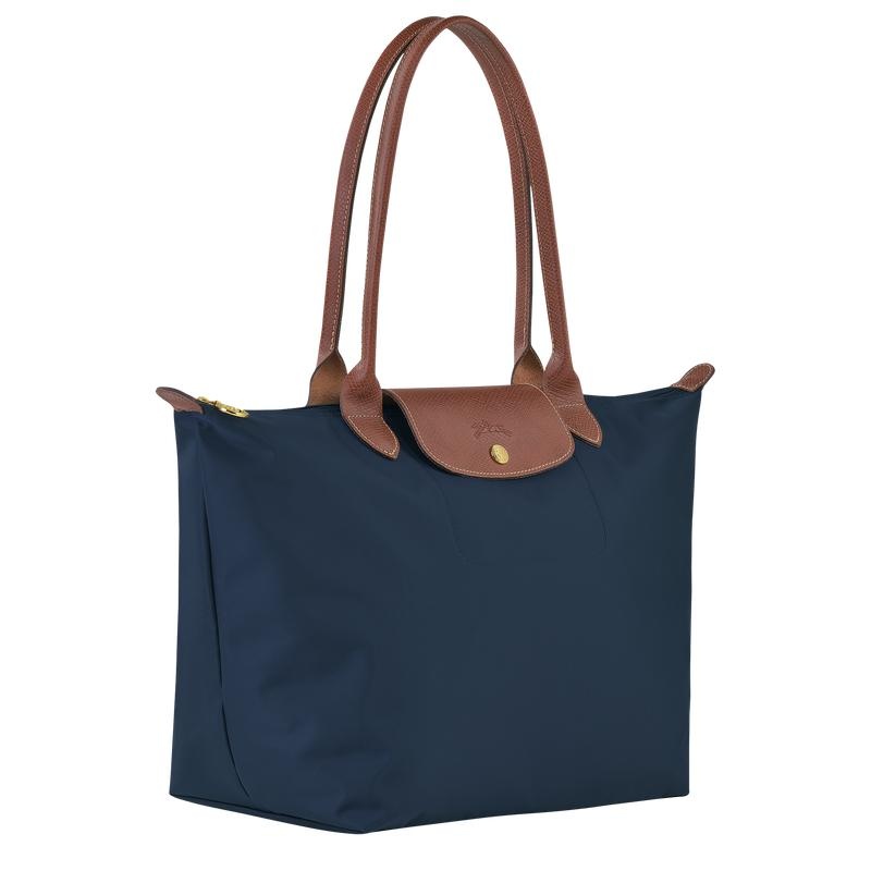 Bolso Tote Longchamp Le Pliage Original L Mujer Azul Marino | 2513-VCBTW