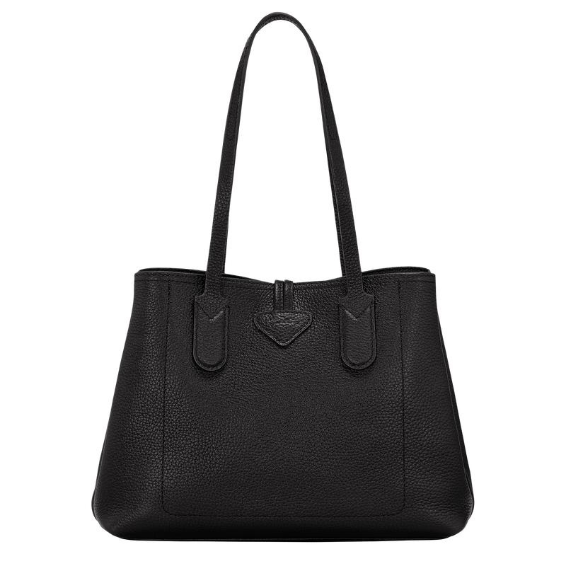 Bolso Tote Longchamp Roseau Essential M Mujer Negras | 8072-FWVJP