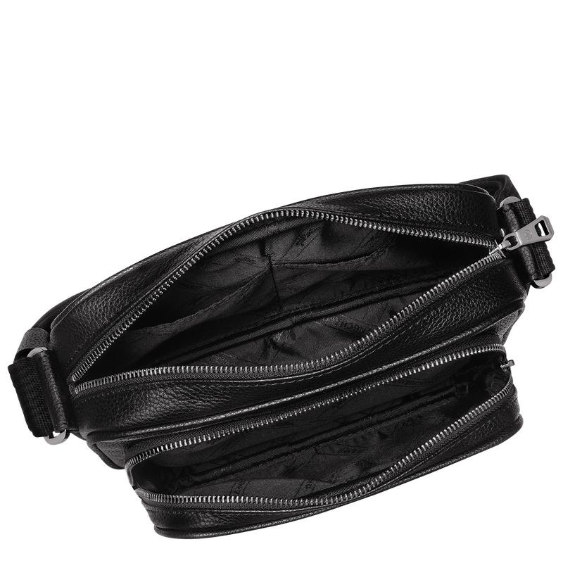 Camera Bag Longchamp Le Foulonné S Hombre Negras | 1083-WVPAS