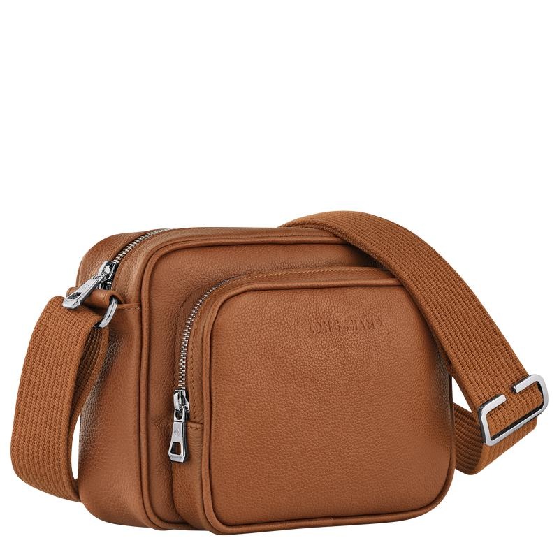 Camera Bag Longchamp Le Foulonné S Hombre Marrones | 7836-IRYAC