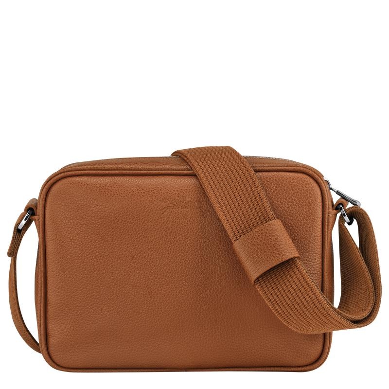 Camera Bag Longchamp Le Foulonné S Hombre Marrones | 7836-IRYAC