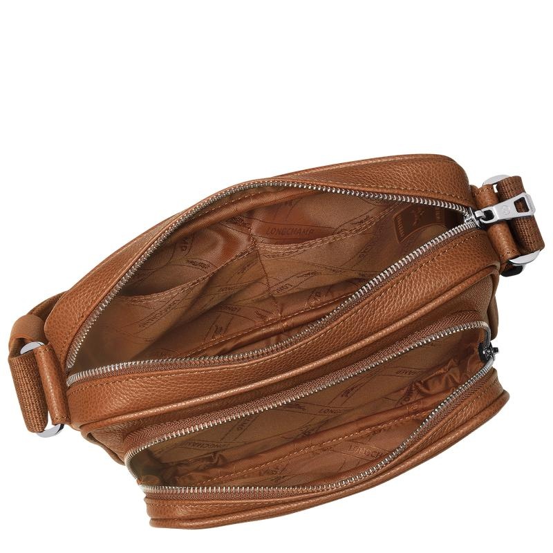 Camera Bag Longchamp Le Foulonné S Hombre Marrones | 7836-IRYAC