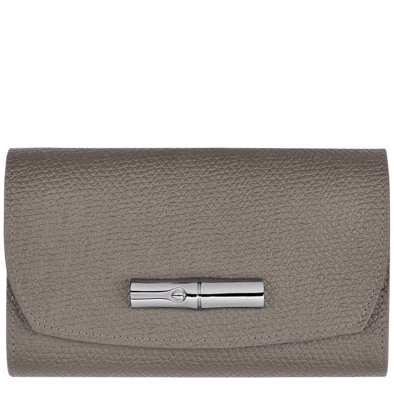 Carteras Longchamp Roseau Mujer Gris | 0518-NJIVA