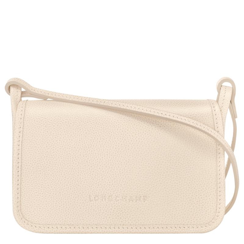 Clutch Longchamp Le Foulonné XS Mujer Blancas | 1635-ZPHCW