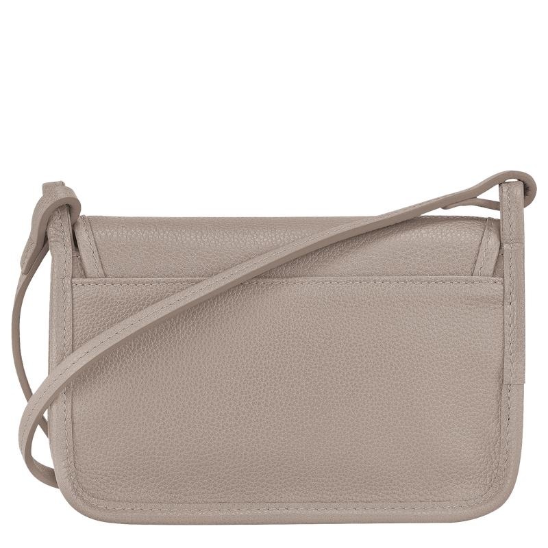 Clutch Longchamp Le Foulonné XS Mujer Gris | 0461-EPYFJ