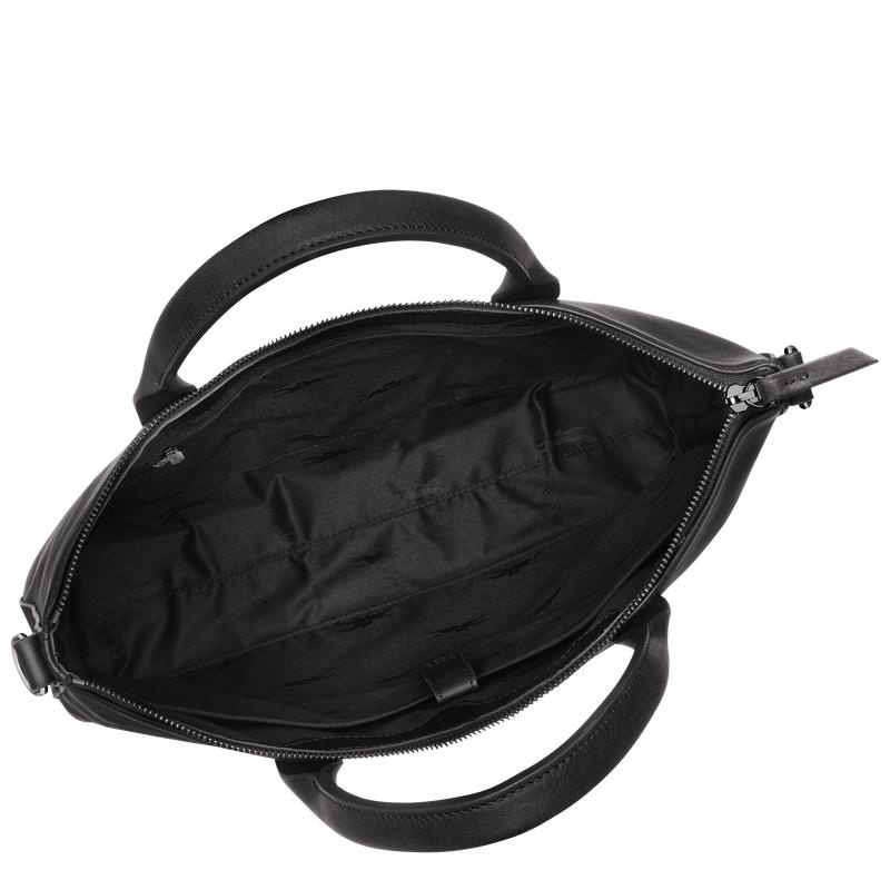 Maletín Longchamp 3D Hombre Negras | 9368-LRAHB